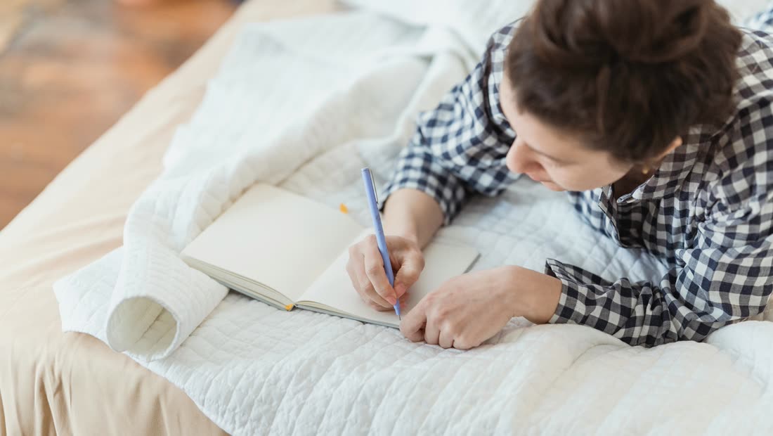 An open notebook for writing one honest line