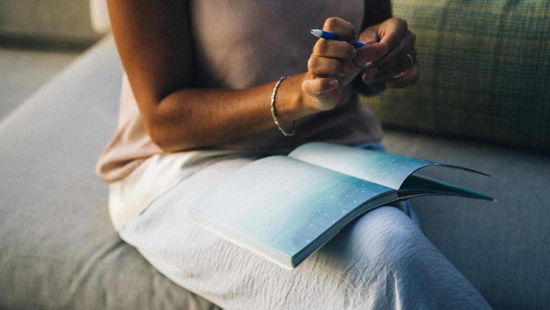 A notebook for reflecting after smoking again
